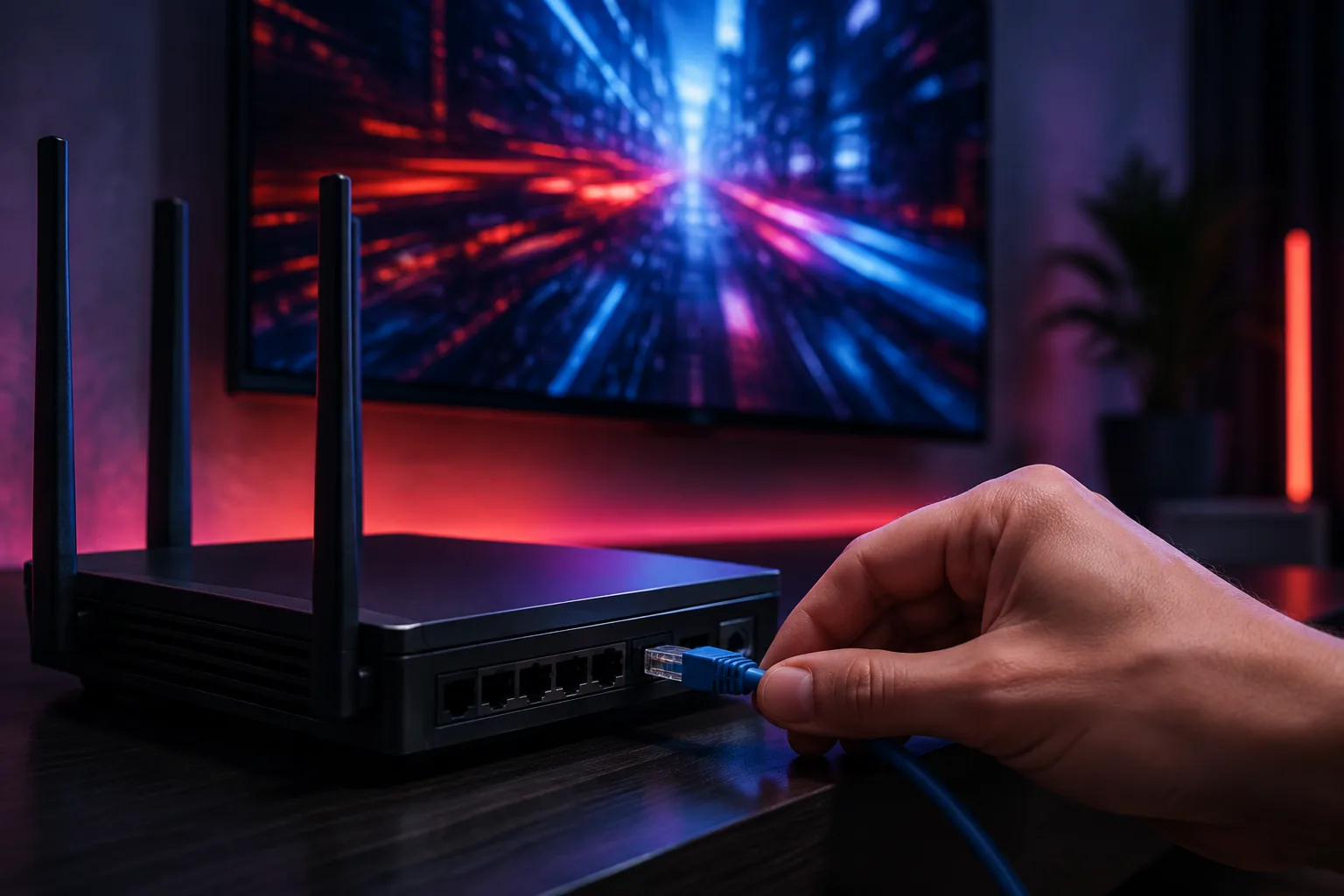 Conexión Ethernet para mejorar la estabilidad IPTV